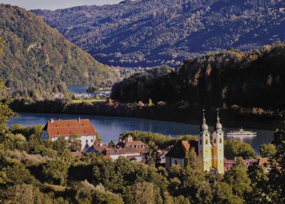 Terrassenwohnung Mit Donaublick Obernzell Kültér fotó