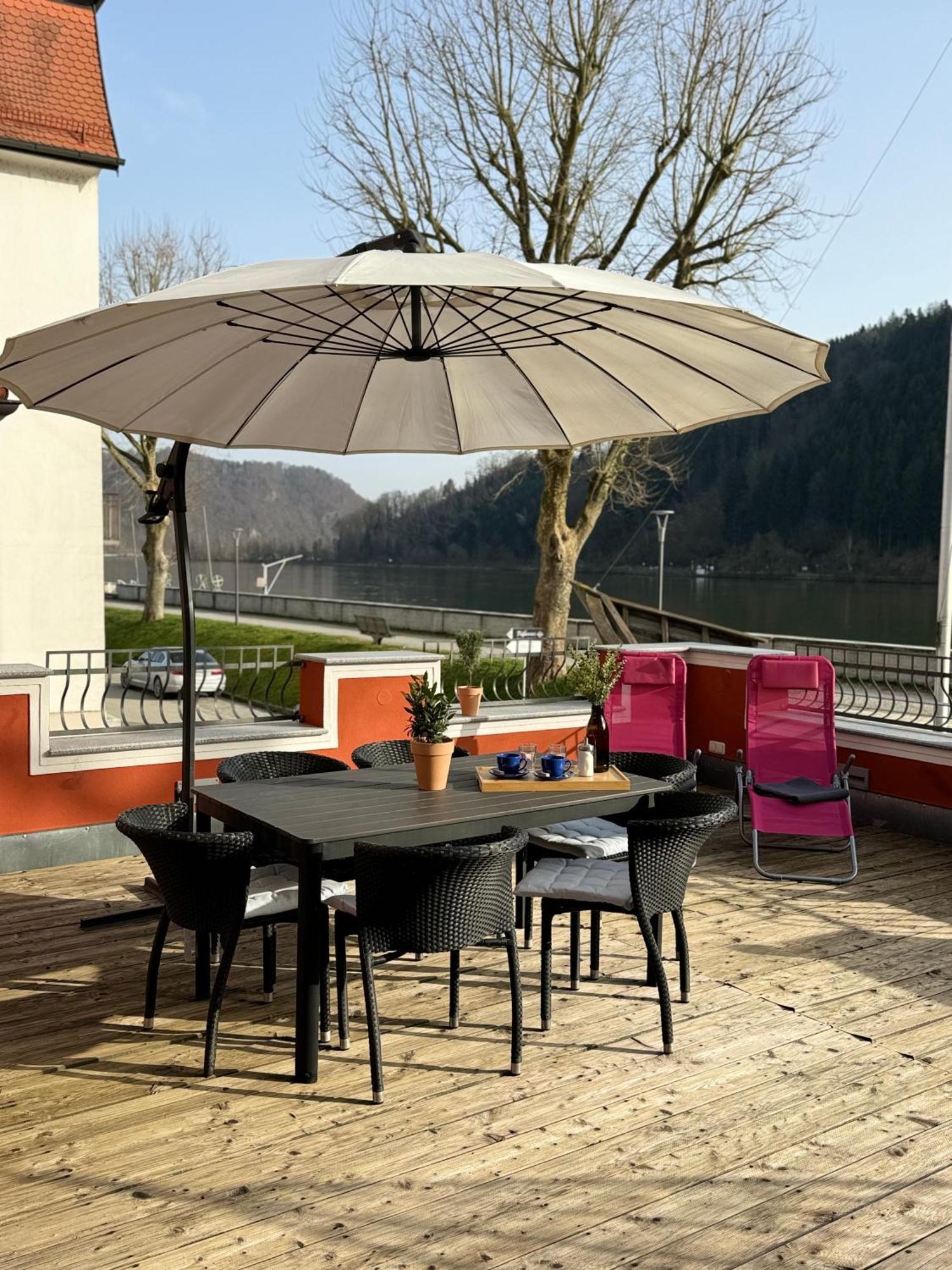 Terrassenwohnung Mit Donaublick Obernzell Kültér fotó