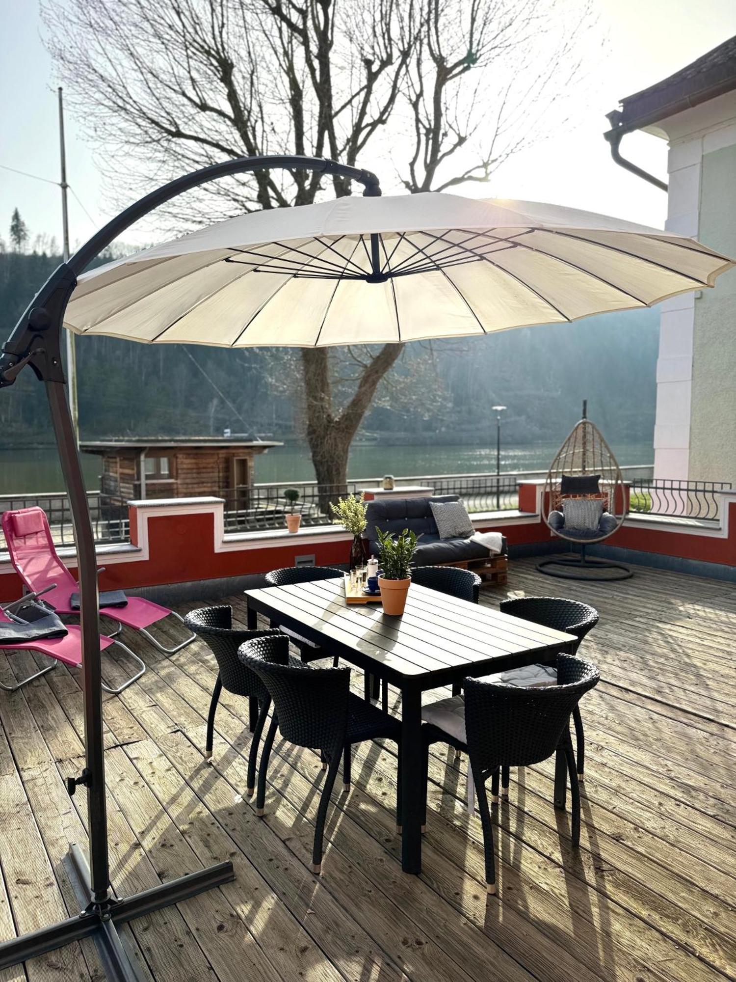Terrassenwohnung Mit Donaublick Obernzell Kültér fotó