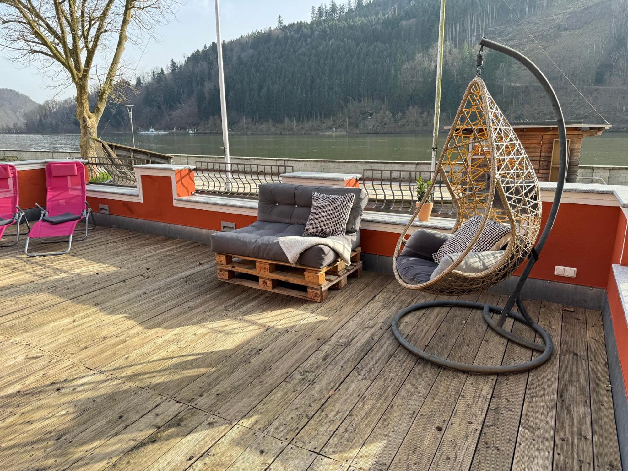 Terrassenwohnung Mit Donaublick Obernzell Kültér fotó